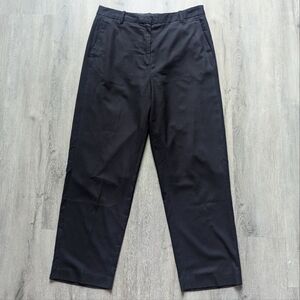 Black Straight Leg Trousers Frank & Oak